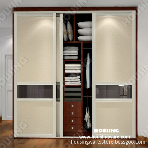Pastoral Style Wardrobe with Sliding Door